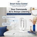 SK SKJ-CR102P Negative Ion Smart Bladeless Fan with Remote Control and Voice Control — view 10