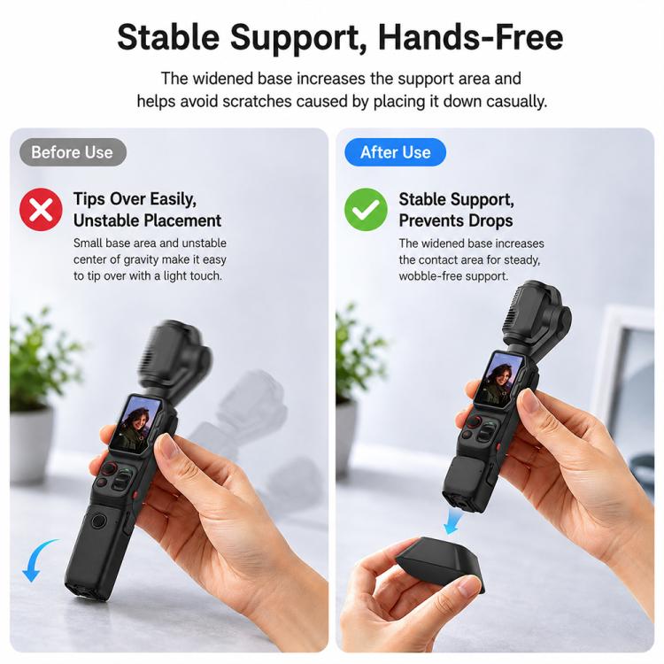 Silicone Mount Base Anti-Slip Camera Expansion Mount Fixed Holder