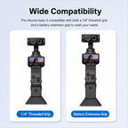 Silicone Mount Base Anti-Slip Camera Expansion Mount Fixed Holder