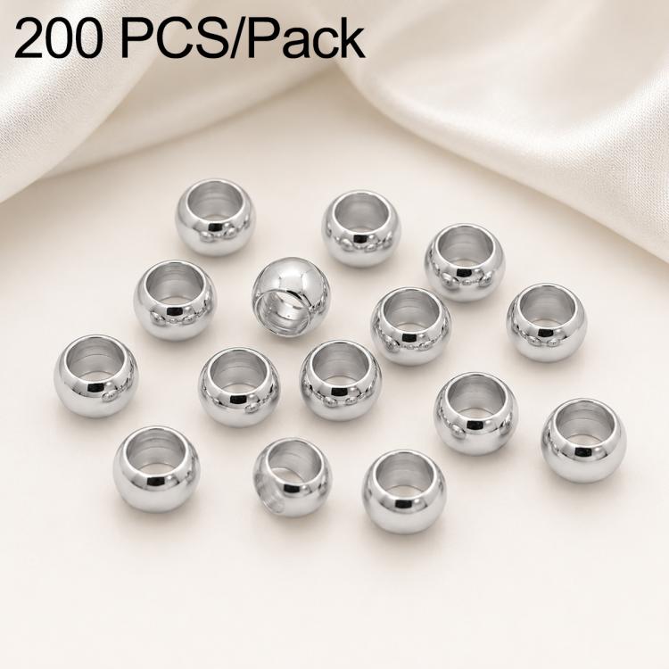200 PCS/Pack Tarnish-Resistant Eco Copper Crimp Stopper Beads for DIY Jewelry Making — view 18