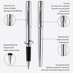 0.7mm Rollerball Pen Metal Screw Cap Pen Barrel Ballpoint Pen — view 6