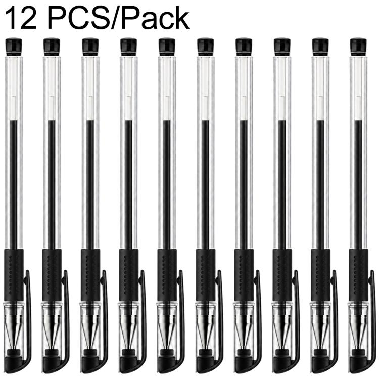 12 PCS/Set Deli 6600ES 0.5mm Bullet-tip Gel Pen Sign Pen