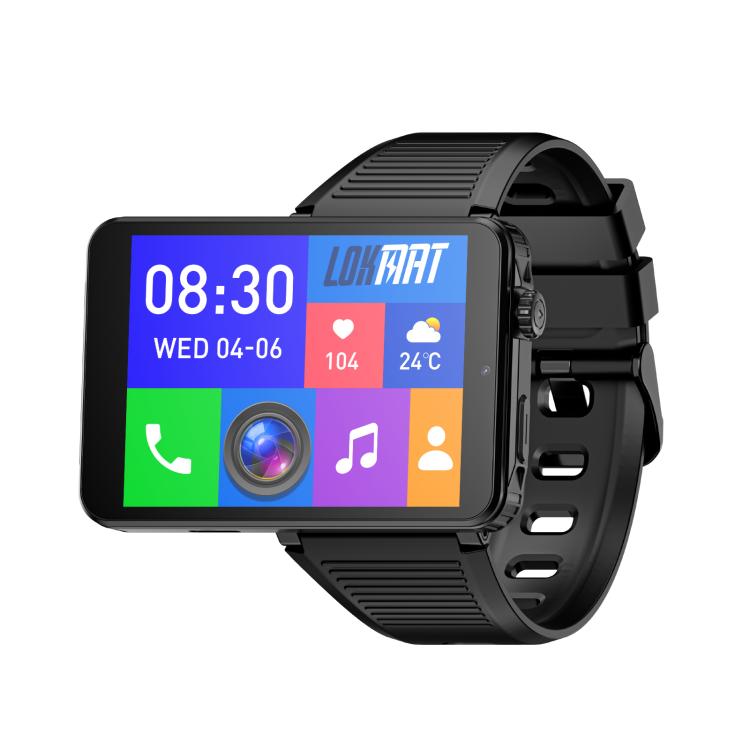 LOKMAT APPLLP 9 MAX 4G Smart Watch, 2.8 inch MTK6769 Octa Core, Android 15, Heart Rate, Blood Oxygen, OTG, GPS