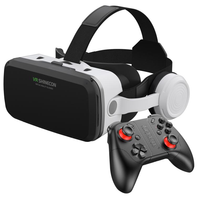 VR SHINECON G04EB Earphone Edition VR Glasses for 5-7.2 inch Phone