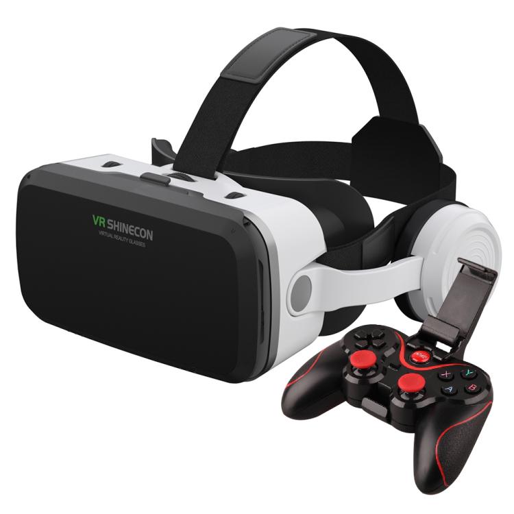 VR SHINECON G04EB Earphone Edition VR Glasses for 5-7.2 inch Phone