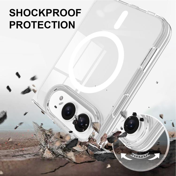 Scratchproof PC Transparent MagSafe Phone Case