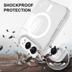 Scratchproof PC Transparent MagSafe Phone Case