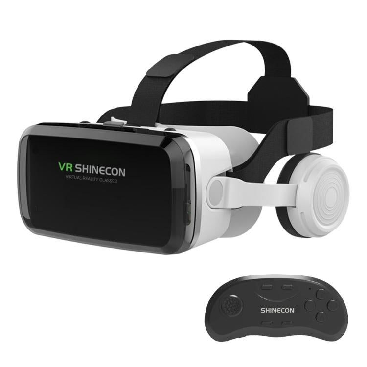 VR SHINECON G04BS BT Earphone Edition 3D Virtual VR Glasses for 5-7.2 inch Phone