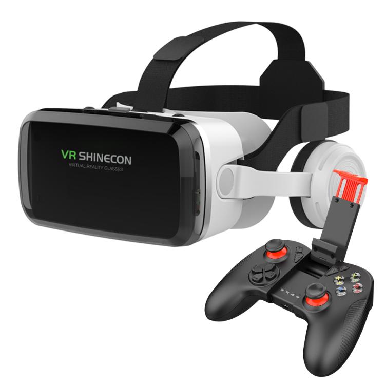VR SHINECON G04BS BT Earphone Edition 3D Virtual VR Glasses for 5-7.2 inch Phone