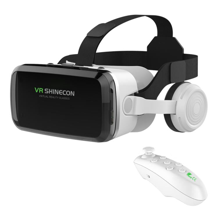 VR SHINECON G04BS BT Earphone Edition 3D Virtual VR Glasses for 5-7.2 inch Phone