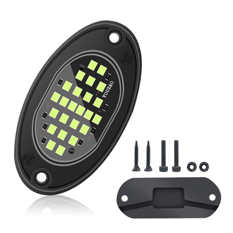 12V-24V LED Rock Lights Waterproof Offroad Vehicle Underglow Lights