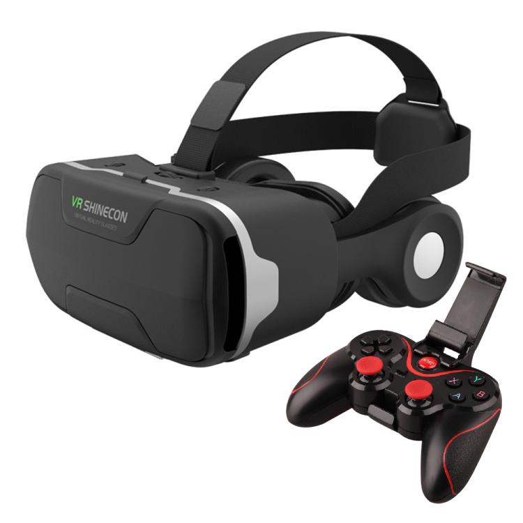 VR SHINECON G02ED Earphone Edition VR Glasses for 4.7-6 inch Phone