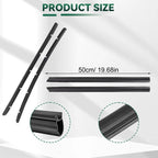 Pair Car Door Seals for Volkswagen T5 H0837565A, 7H0837566A