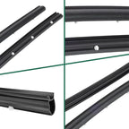 Pair Car Door Seals for Volkswagen T5 H0837565A, 7H0837566A