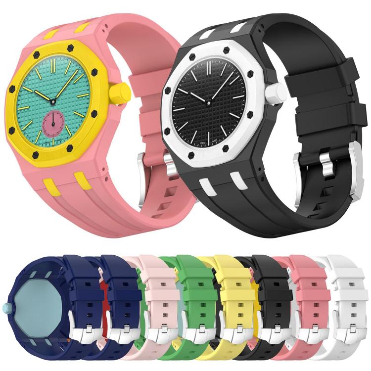 xDfind 3 Oclock Crown Integrated Silicone Pocket Watch Band