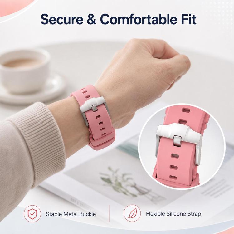 xDfind 3 Oclock Crown Integrated Silicone Pocket Watch Band