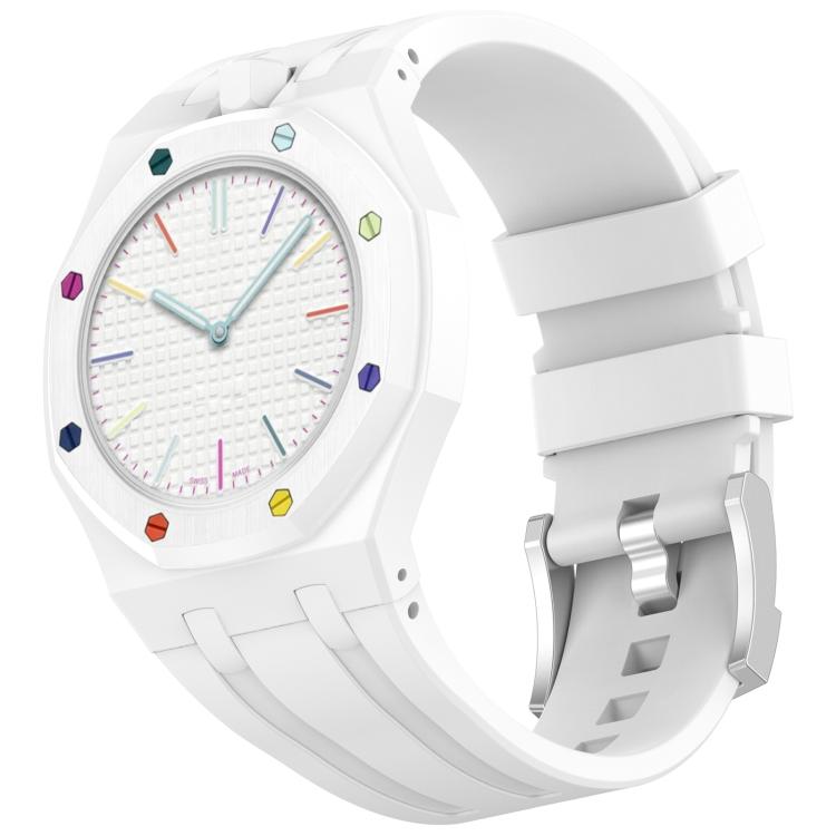 xDfind 12 Oclock Crown Integrated Silicone Pocket Watch Band