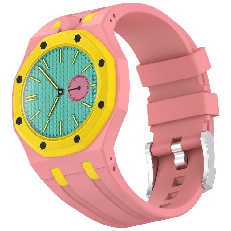 xDfind 12 Oclock Crown Integrated Silicone Pocket Watch Band