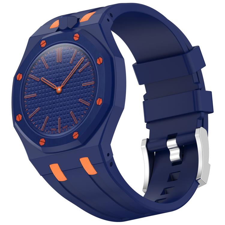 xDfind 12 Oclock Crown Integrated Silicone Pocket Watch Band