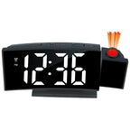 DS-3621LP Multifunctional Alarm Clock, 180 Degree Rotating Projection LED Display Electronic Clock