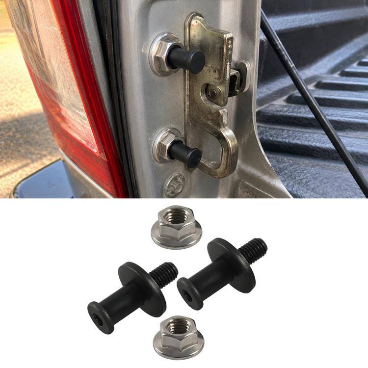 4 in 1 Set Car Tailgate Lock Bolt Set for Nissan Navara D40 2005–2013 90503-JT30A, 90503-EB700