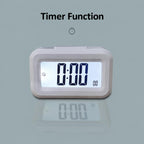 DS-2019 Multifunctional LCD Backlit Calendar Electronic Clock — view 5