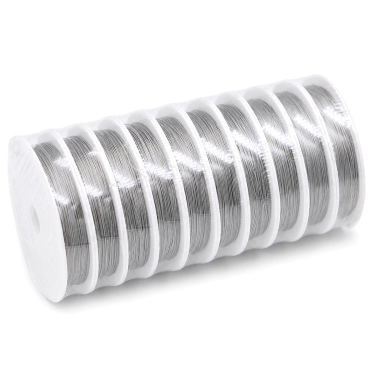10 PCS/Pack Beading Wire Stainless Steel Jewellery Wire Craft Wire for Jewelry Making Crafts Supplies