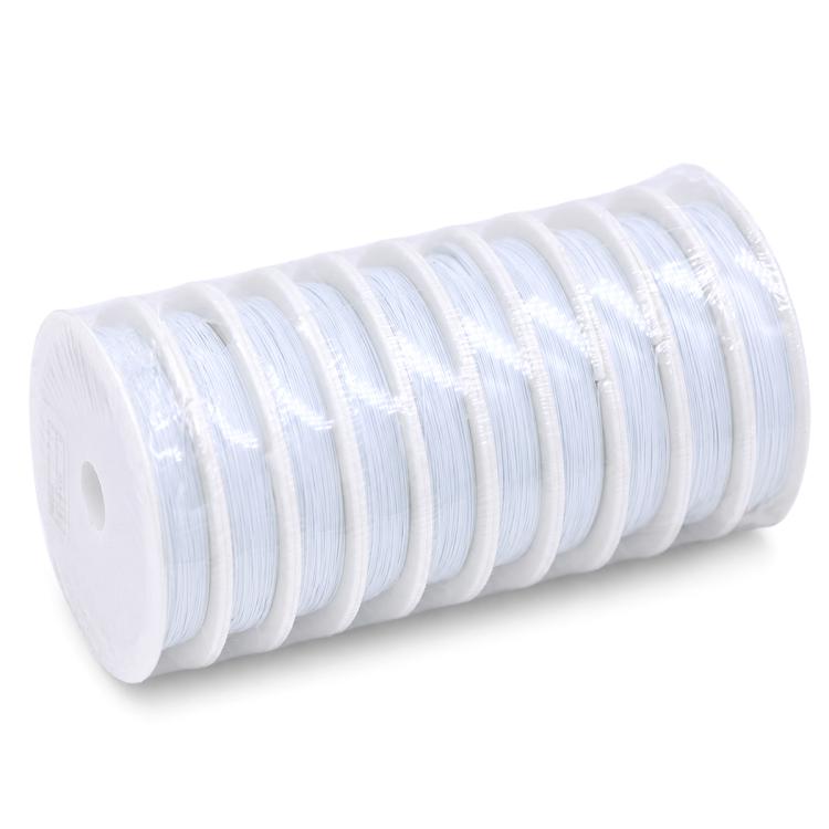 10 PCS/Pack Beading Wire Stainless Steel Jewellery Wire Craft Wire for Jewelry Making Crafts Supplies — Natural
