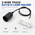 2-Wire Track Lamp Holder with 88cm Cable — view 8