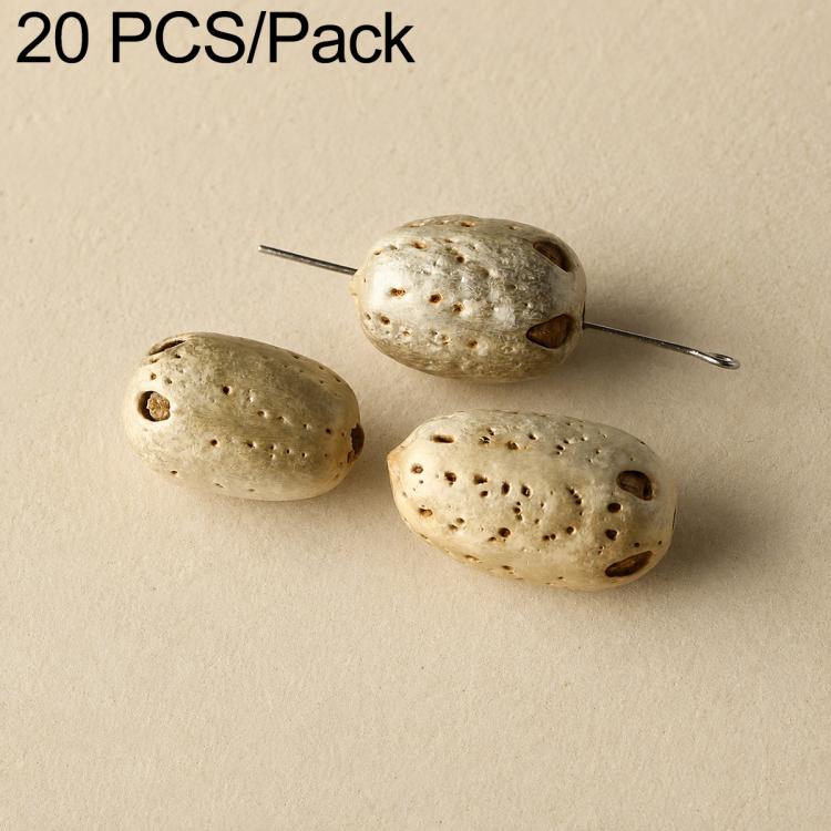 20 PCS/Pack Natural 18-Seed Bodhi Loose Beads for DIY Bracelets Accessories — Five Eyes Six Paths