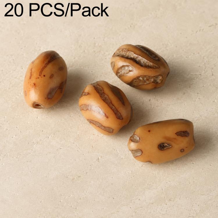 20 PCS/Pack Natural 18-Seed Bodhi Loose Beads for DIY Bracelets Accessories