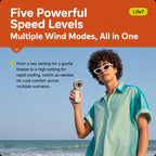 JisuLife Life7 Portable Foldable High-speed Handheld Fan — view 13