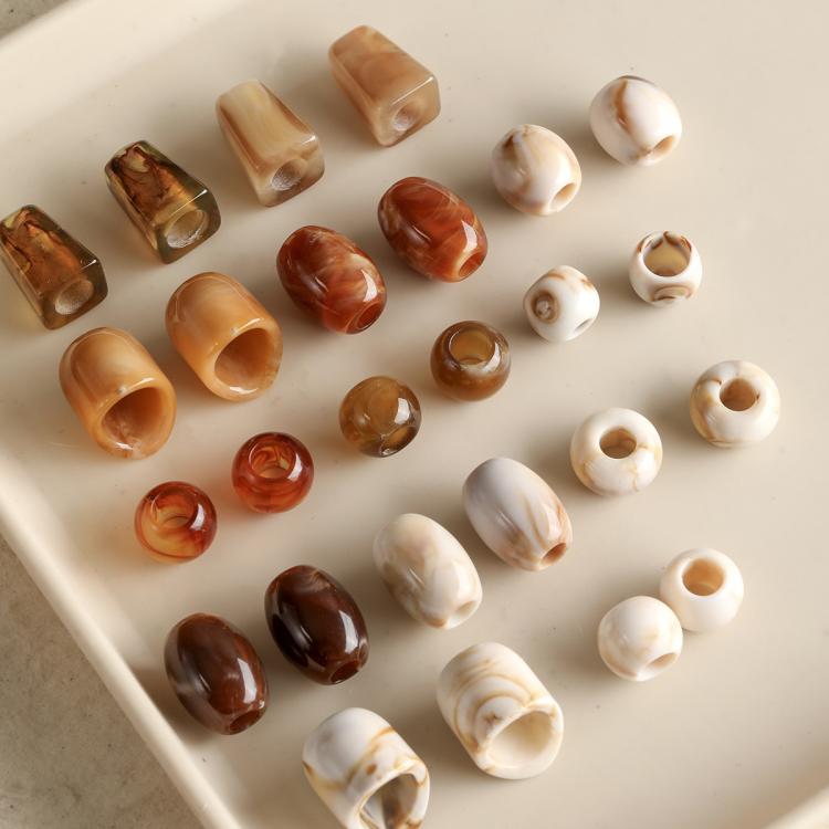 20 PCS/Pack Large-hole Acrylic Beads DIY Accessories — view 22