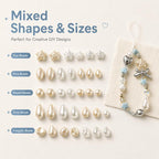 20 PCS/Pack Irregular Faux Pearl Beads DIY Accessories for Phone Straps — view 14