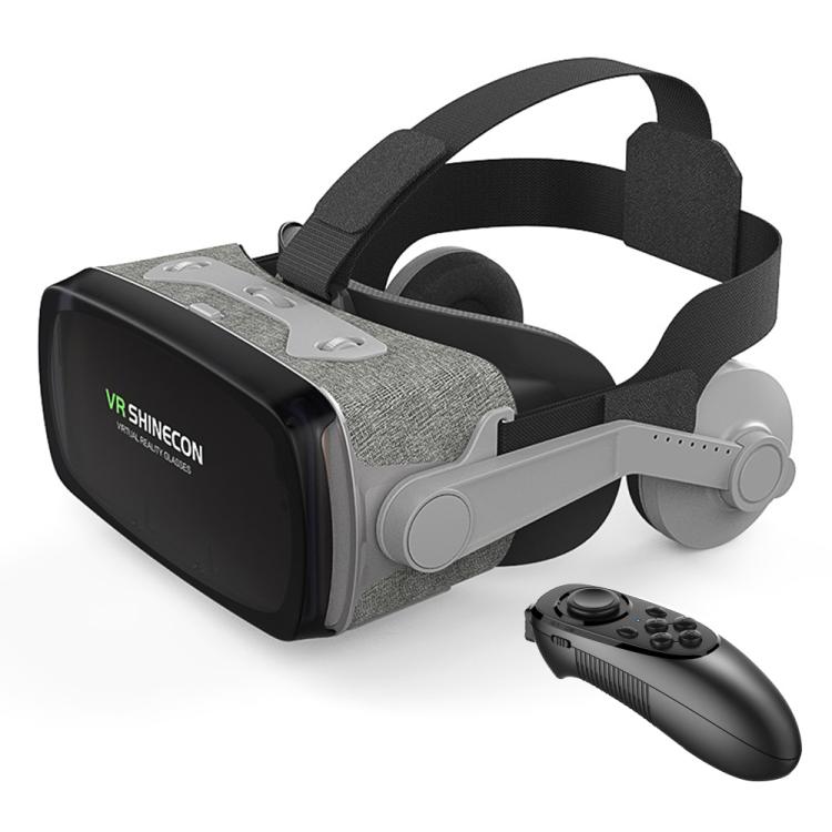 VR SHINECON G07E Earphone Edition VR Glasses for 4.7-6.1 inch Phone