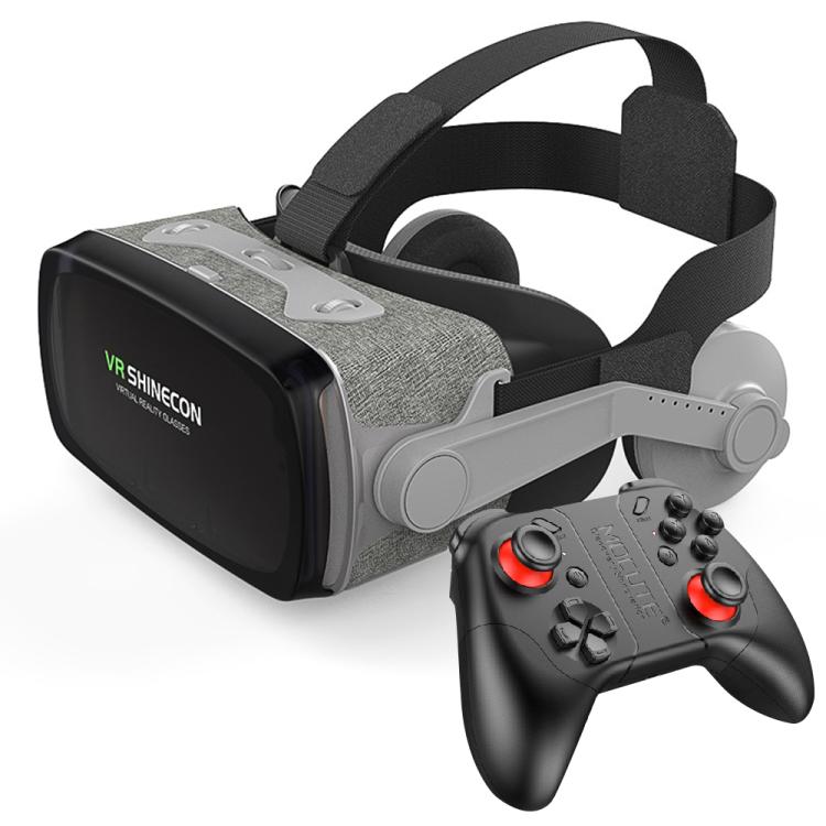 VR SHINECON G07E Earphone Edition VR Glasses for 4.7-6.1 inch Phone