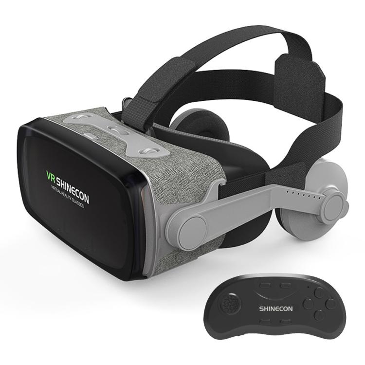 VR SHINECON G07E Earphone Edition VR Glasses for 4.7-6.1 inch Phone