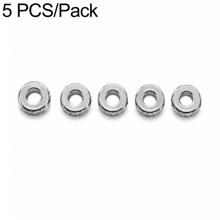 2 PCS/Set Tarnish-Resistant Titanium Steel Spacers and Beads DIY Accessories for Phone Straps — Spacer Bead 3 mm