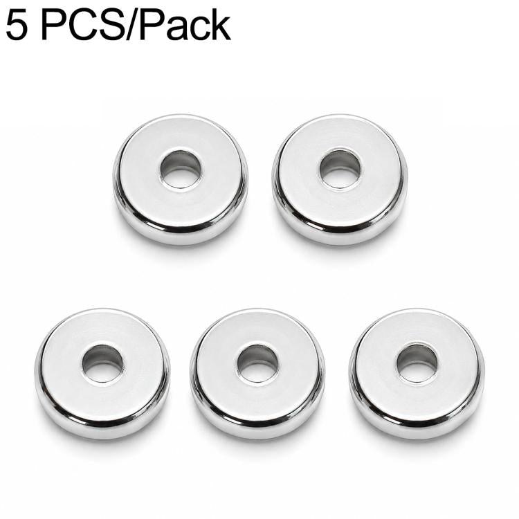 2 PCS/Set Tarnish-Resistant Titanium Steel Spacers and Beads DIY Accessories for Phone Straps — Spacer Bead 6 mm