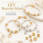 5 PCS/Pack Gold Filled Inlaid Zircon Hole Spacer Beads for DIY Jewelry Making — view 67