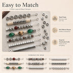 Tarnish-Resistant Titanium Steel Spacers and Beads DIY Accessories for Phone Straps — view 5