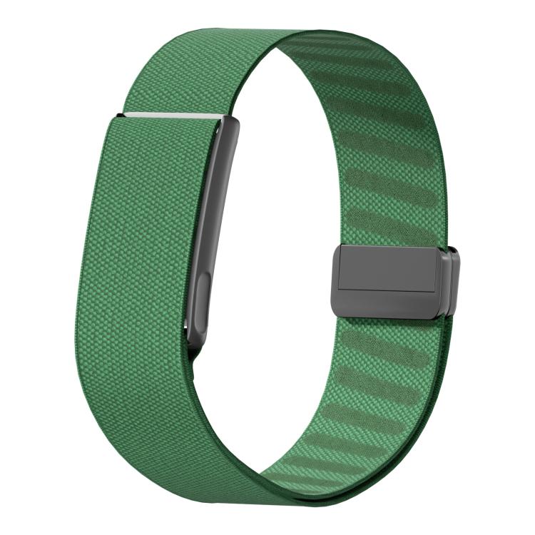 Metal Frame Integrated Magnetic Clasp Nylon Arm Band — White