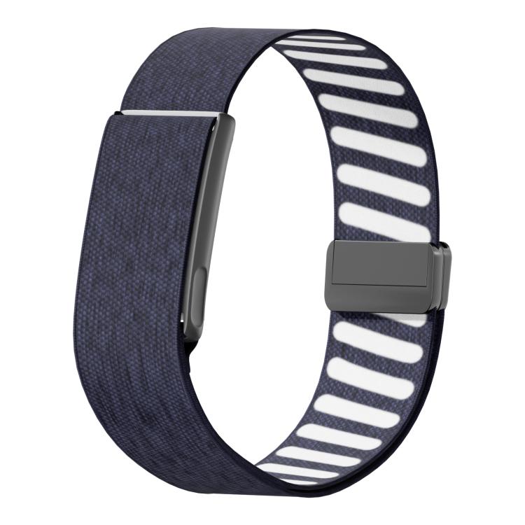 Metal Frame Integrated Magnetic Clasp Nylon Arm Band — Light Grey