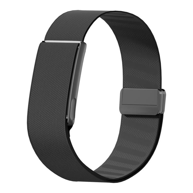 Metal Frame Integrated Magnetic Clasp Nylon Arm Band — Lime