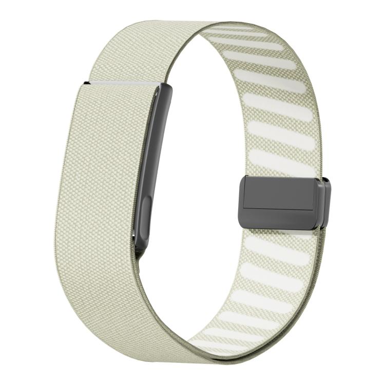 Metal Frame Integrated Magnetic Clasp Nylon Arm Band — Black