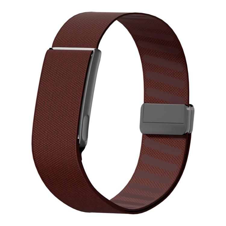 Metal Frame Integrated Magnetic Clasp Nylon Arm Band — Stone