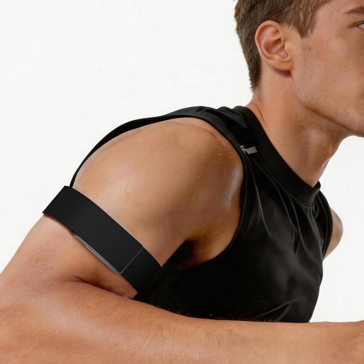 Metal Frame Integrated Magnetic Clasp Nylon Arm Band