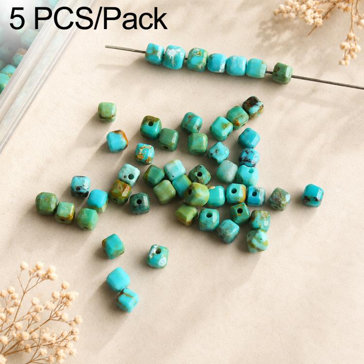 5 PCS/Set Natural Faceted Loose Beads DIY Accessories for Bracelets and Necklaces — Alxa Faceted Round Bead