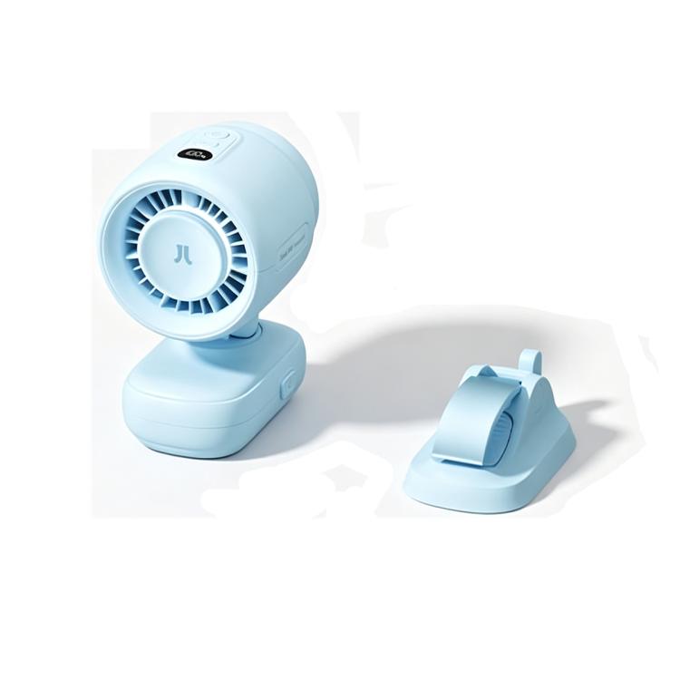 JisuLife Portable Oscillating Outdoor Fan for Strollers — Yellow