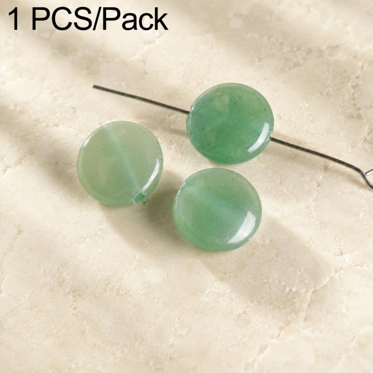 Natural Loose-bead DIY Accessories for Bracelets and Necklaces — Round Green Aventurine Bead